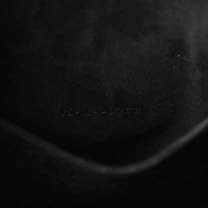 Calfskin CD Embossed Medium C'est Chain Bucket Bag Black