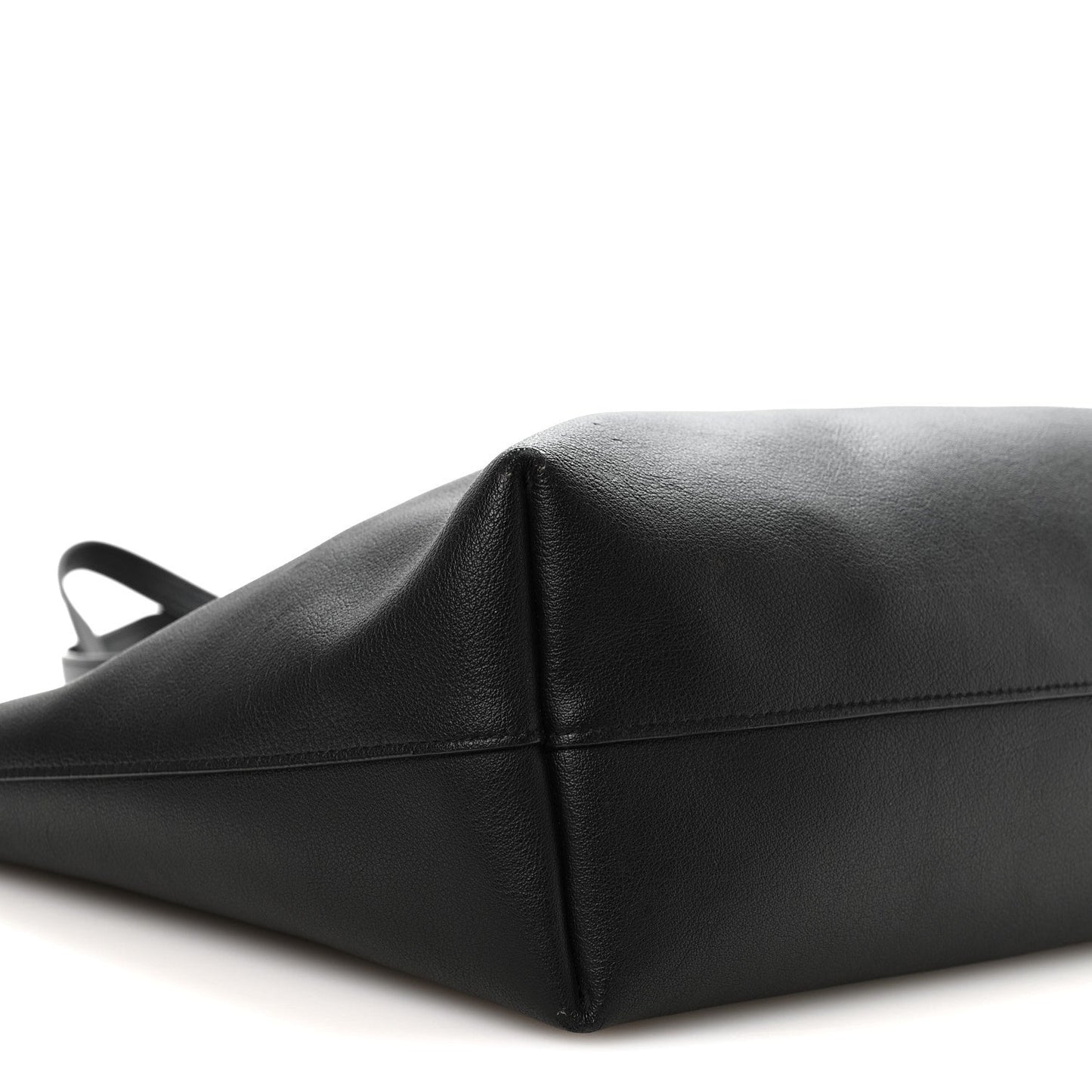 Calfskin Large Shopping Tote Black