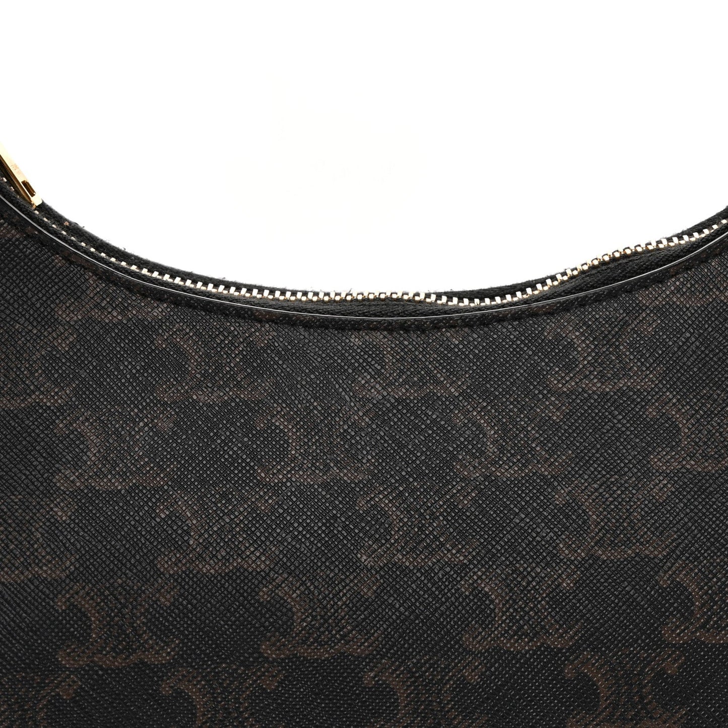 Triomphe Canvas Calfskin Ava Shoulder Bag Tan