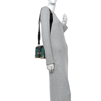 City Calf Saffiano Cahier Bag Biliardo Black