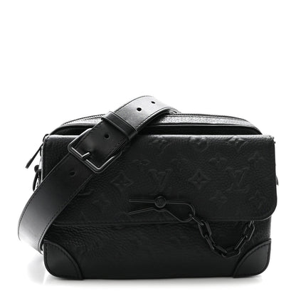 Taurillon Monogram Steamer Messenger Black