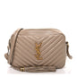 Calfskin Matelasse Monogram Lou Camera Bag Dark Beige