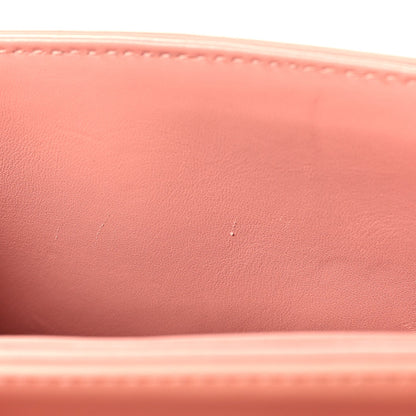 Smooth Calfskin Micro 30 Montaigne Flap Bag Pale Pink