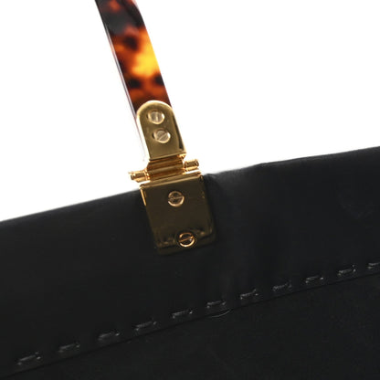 Vitello King Plexiglass Medium Fendi Sunshine Shopper Tote Black