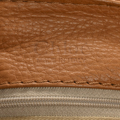 Calfskin Medium Paddington Satchel Tan