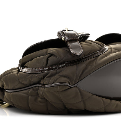Nylon Quilted Bromley Hobo Brown