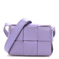 Lambskin Maxi Intrecciato Extra Mini Cassette Crossbody Bag Wisteria