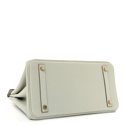 Togo Birkin 30 Gris Neve