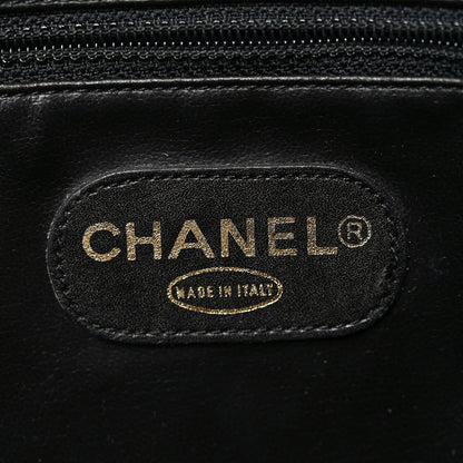Caviar Large CC Shoulder Bag Black