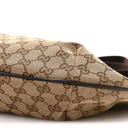 Monogram Medium Half Moon Hobo Dark Brown