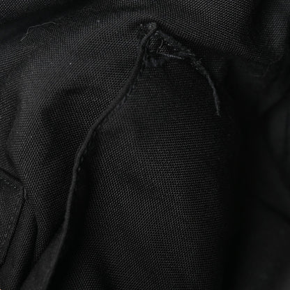 Canvas Signature Embroidered City Backpack Black