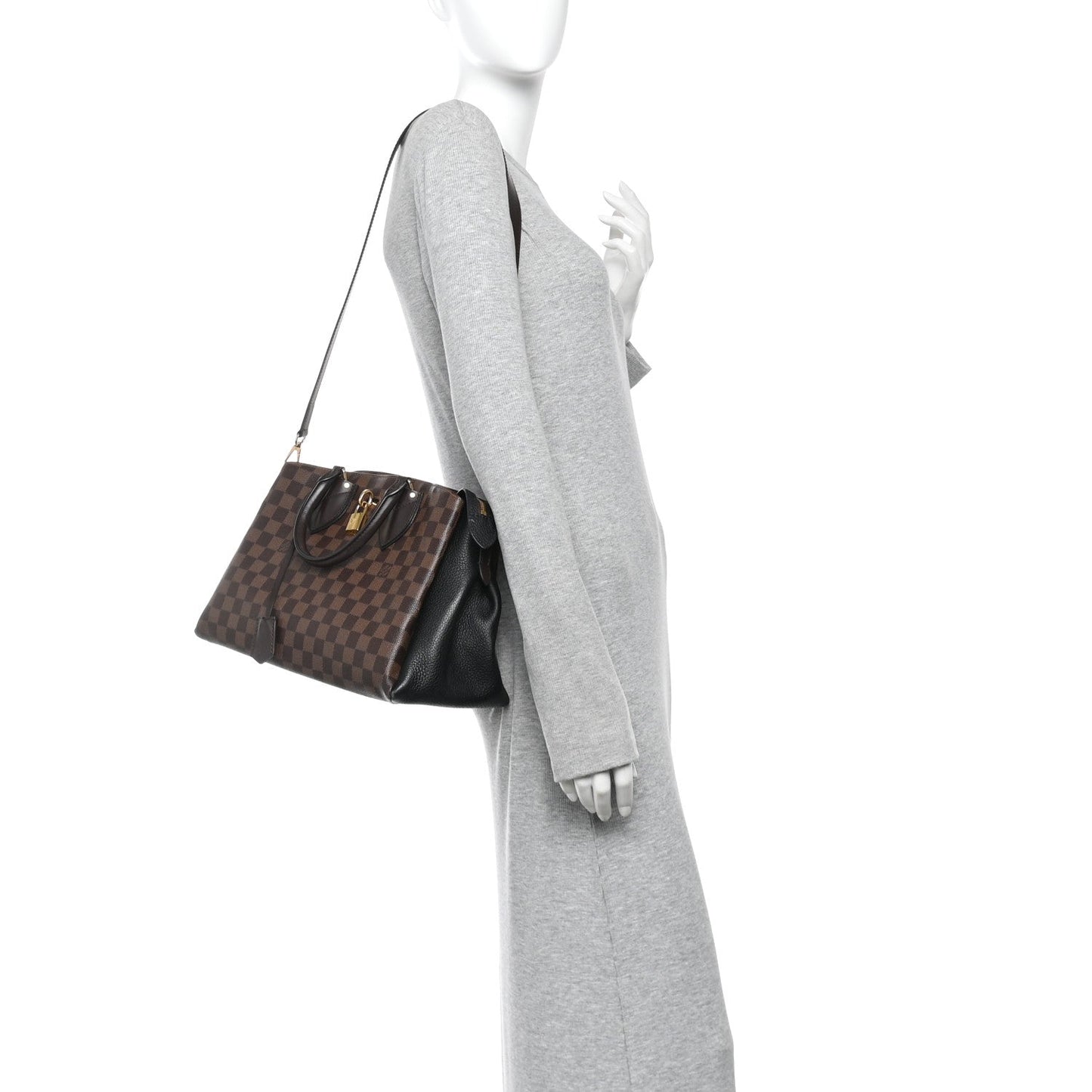 Cuir Taurillon Damier Ebene Normandy Black