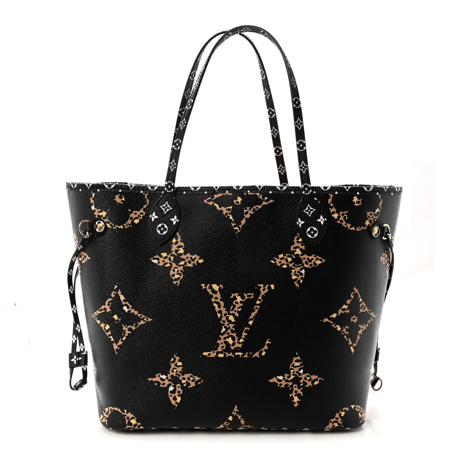 Monogram Giant Jungle Neverfull MM Black