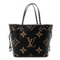 Monogram Giant Jungle Neverfull MM Black