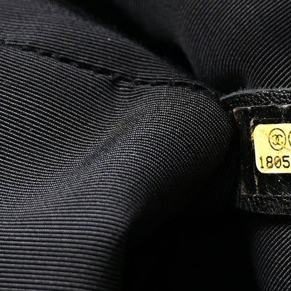 Calfskin Cerf Executive Shopper Tote Black