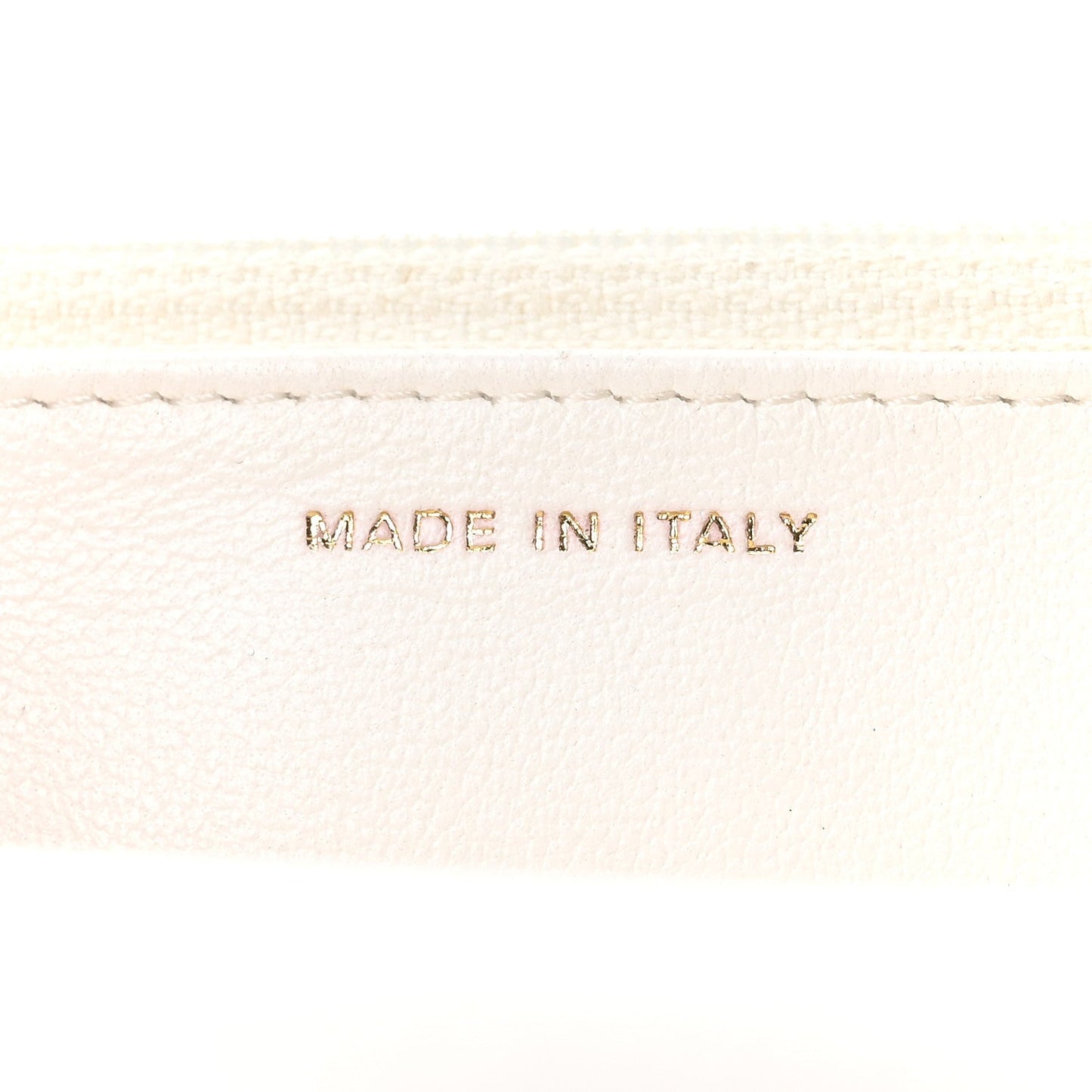Lambskin Quilted Pillow Crush Wallet On Chain WOC White