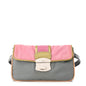 Nylon Vernice Belt Bag Pink Gray