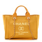 Mixed Fibers Small Deauville Tote Yellow
