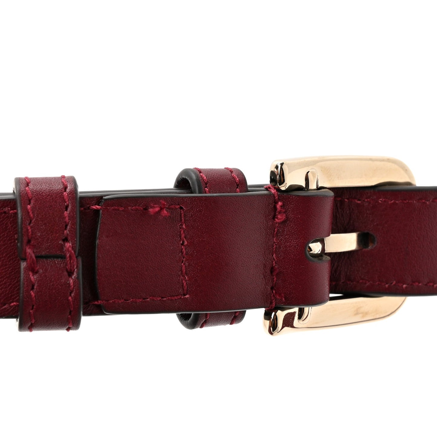 Arabella Calfskin Horsebit 1955 Shoulder Bag Rosso Ancora