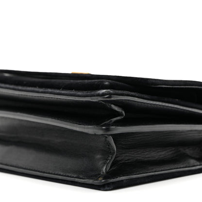 Velvet Small Monogram Sunset Black