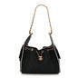 Braided Raffia Calfskin Small Chanel 25 Handbag Black White