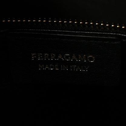 Calfskin Medium Hug Bag Black