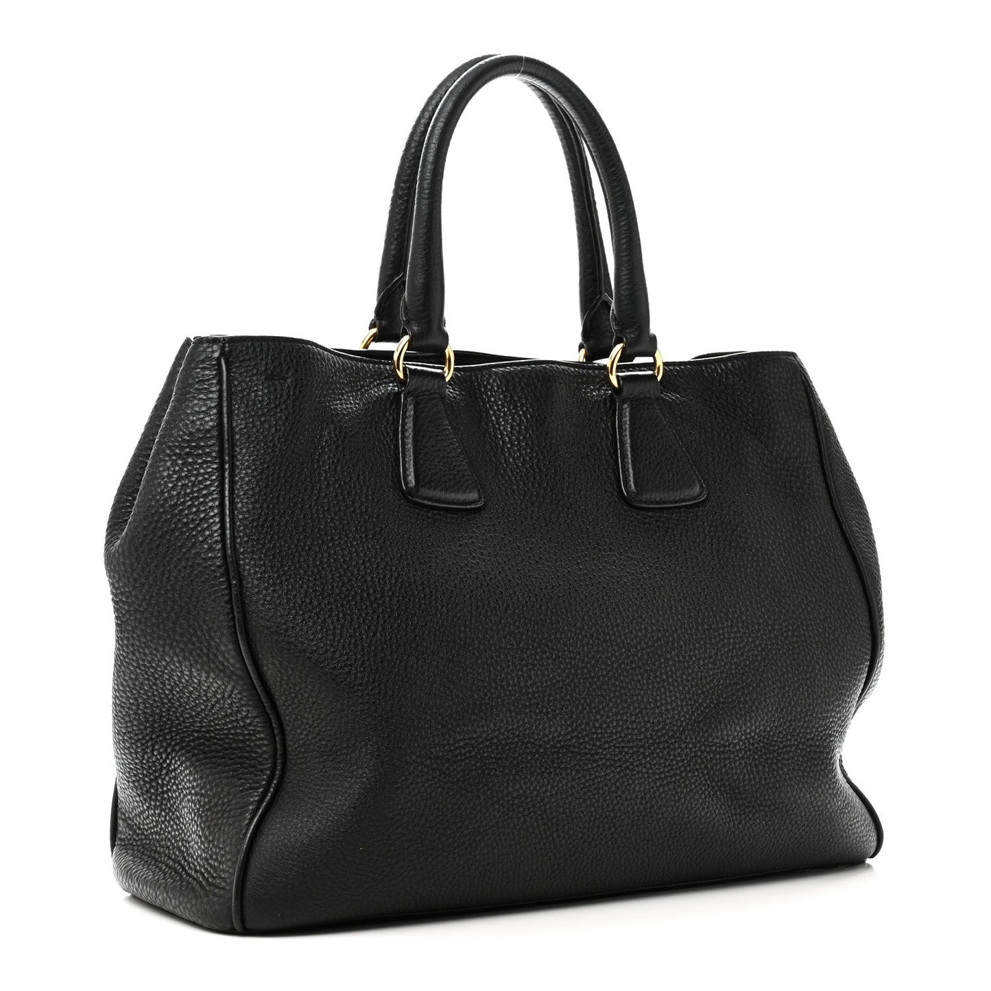 Vitello Daino Tote Black