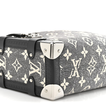 Monogram Jacquard Denim Side Trunk Grey
