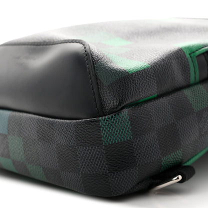 Damier Graphite Pixel Avenue Sling Backpack Vert