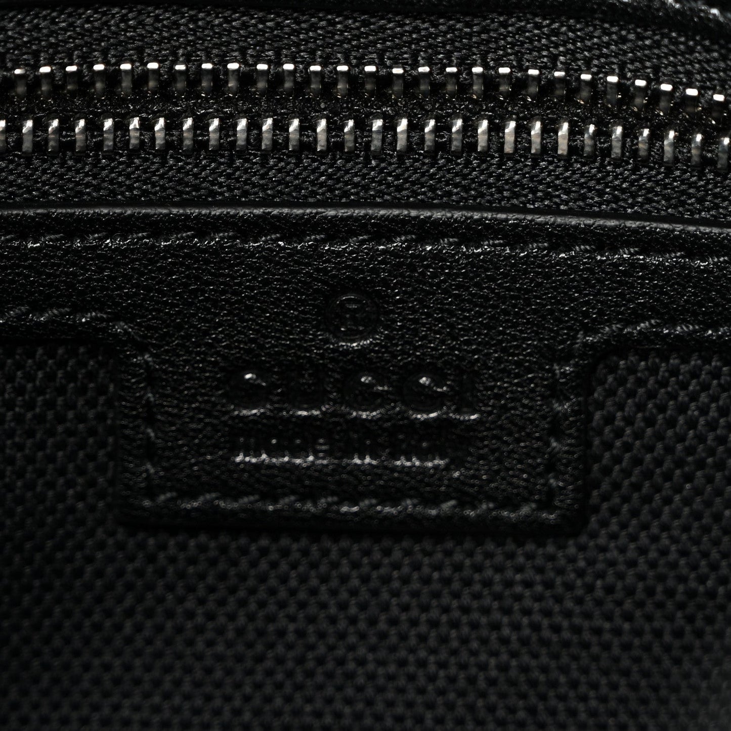 Sakai Be Green Calfskin Diagonal Stitched Small Blondie Tote  Black