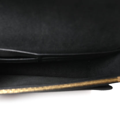 Damier Ebene Vavin Chain Wallet Black