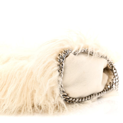 Eco Fur Mini Falabella Tote Ivory