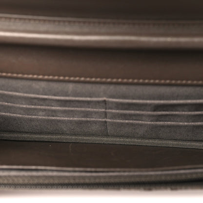 Snakeskin Wallet On Chain WOC Brown Silver