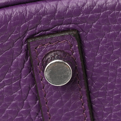 Taurillon Clemence Birkin 30 Ultraviolet