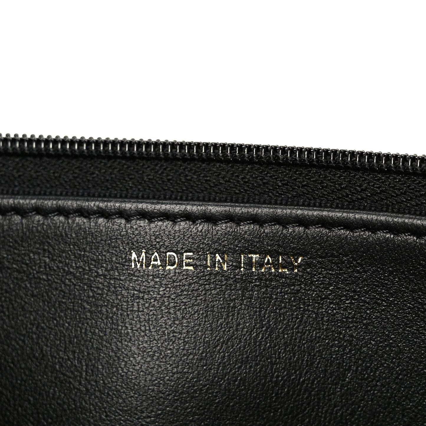 Lambskin Quilted Resin CC Mini Flap Bag Black White
