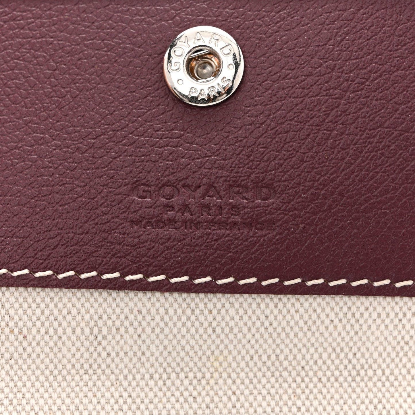 Goyardine Boheme Hobo Burgundy