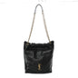 Lambskin Matelasse Monogram Medium Jamie 4.3 Pochon Black