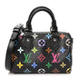 LV X TM Monogram Multicolor Nano Speedy Black