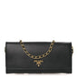 Saffiano Metal Oro Chain Wallet Black