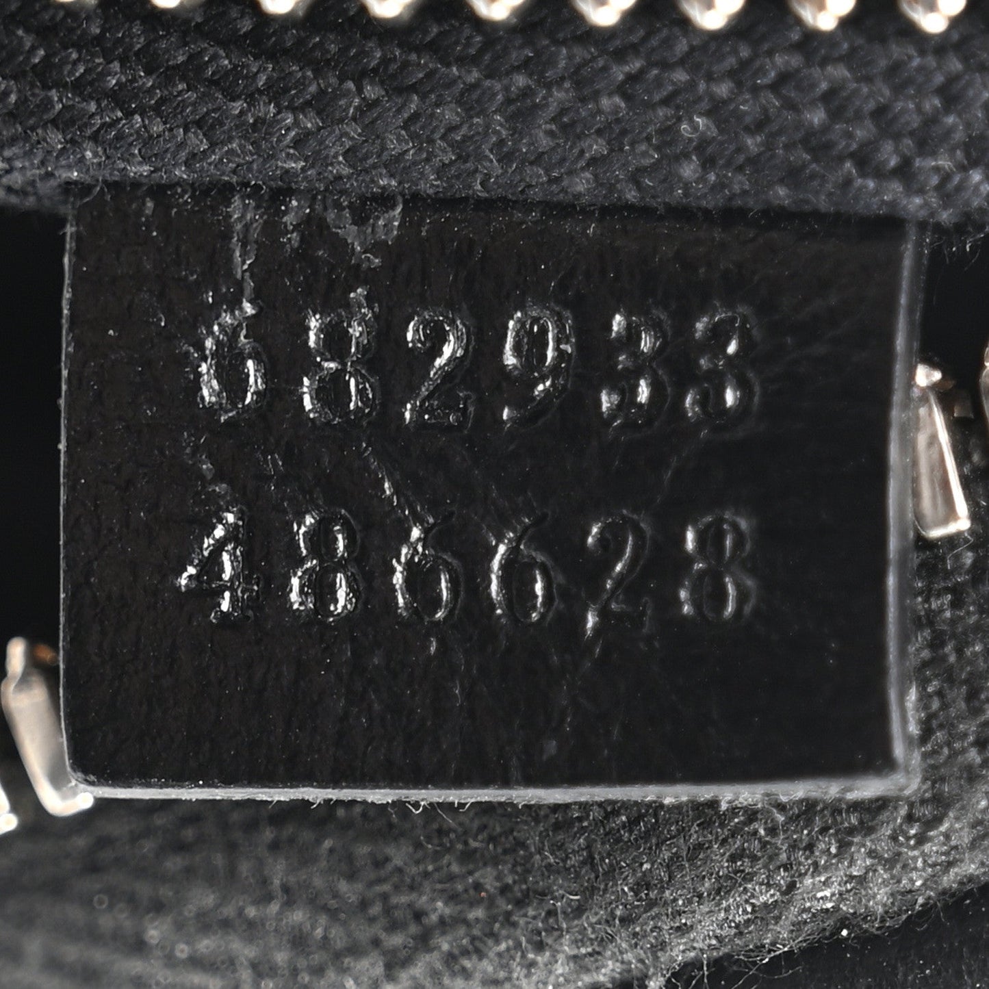 GG Supreme Monogram Textured Calfskin Retro Interlocking G Belt Bag Black
