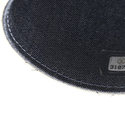 Lambskin Quilted Mini Vanity Case With Chain Grey