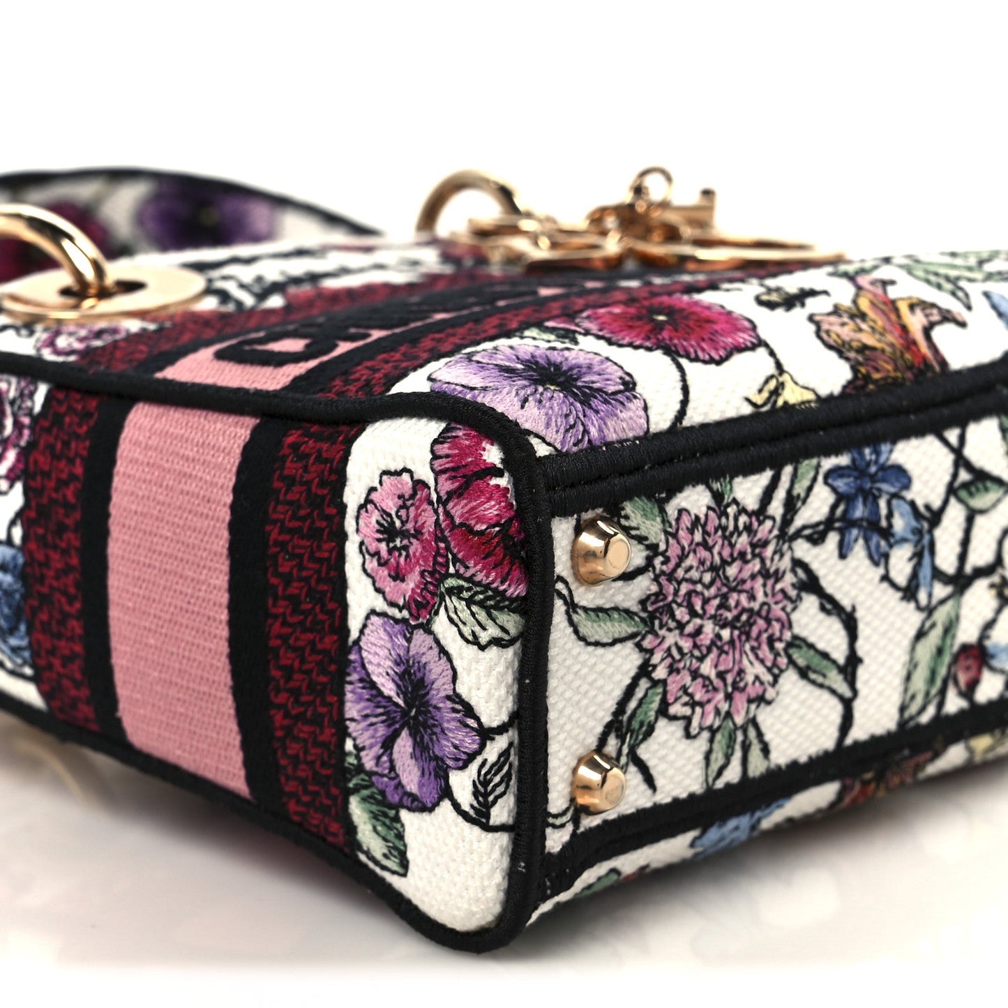 Canvas Florilegio Embroidered Mini Lady D-Lite White Multicolor