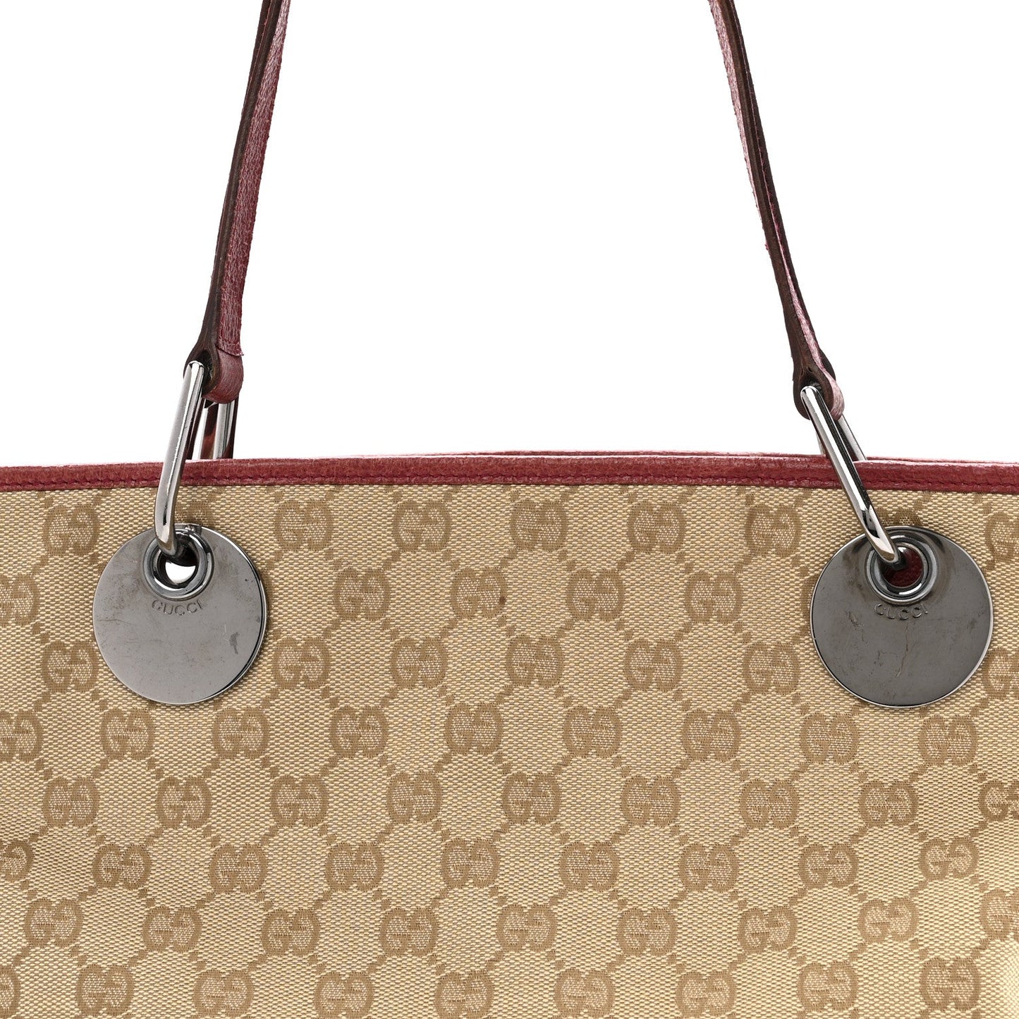 Monogram Large Eclipse Tote Red