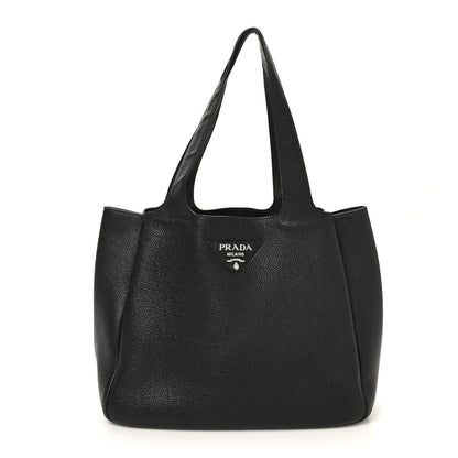 Vitello Daino Soft Large Dynamique Tote Black