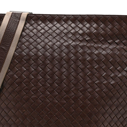 Nappa Intrecciato VN Crossbody Messenger Bag Brown
