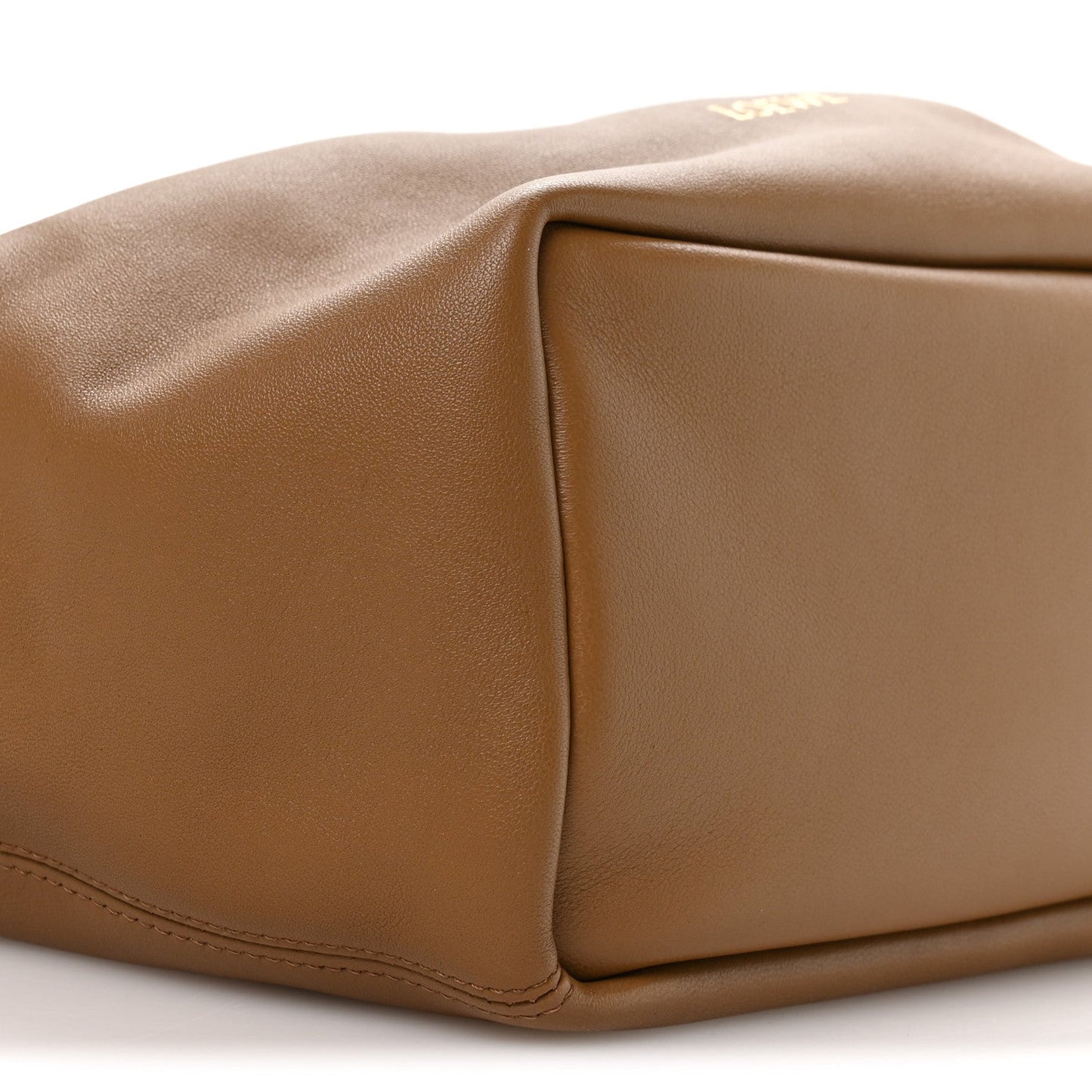 Nappa Small Squeeze Bag Oak