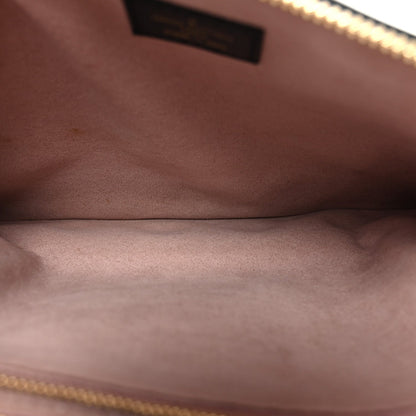 Lambskin Embossed Monogram Coussin PM Black