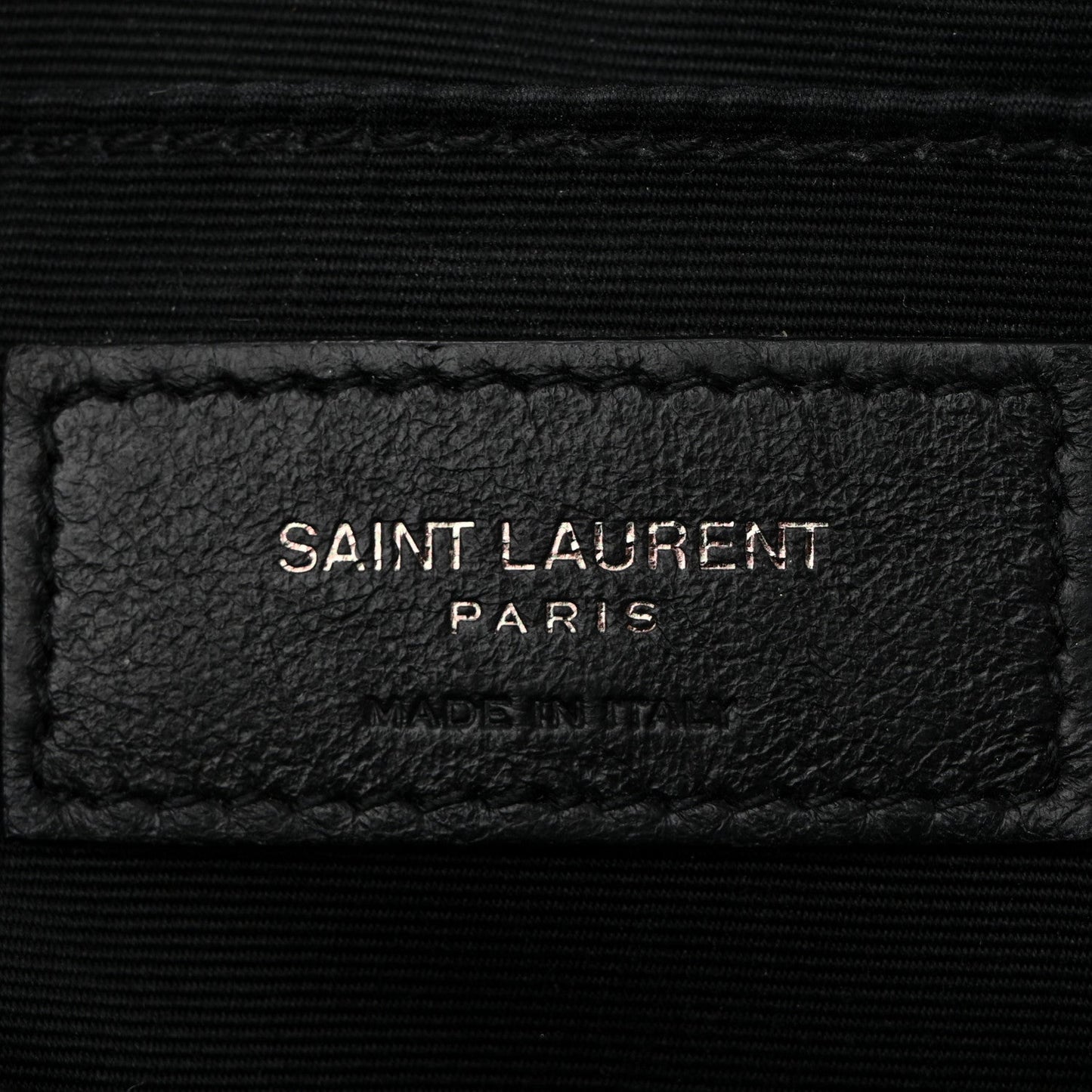 Calfskin Matelasse Monogram Monochrome Lou Camera Bag Black