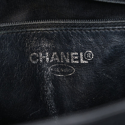 Caviar Quilted Medallion Tote Black