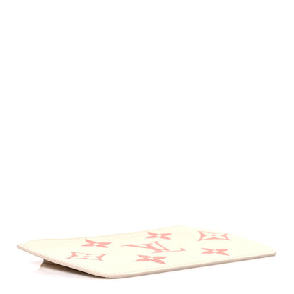 Empreinte Monogram Giant Neverfull MM Pochette Creme Rose Trianon